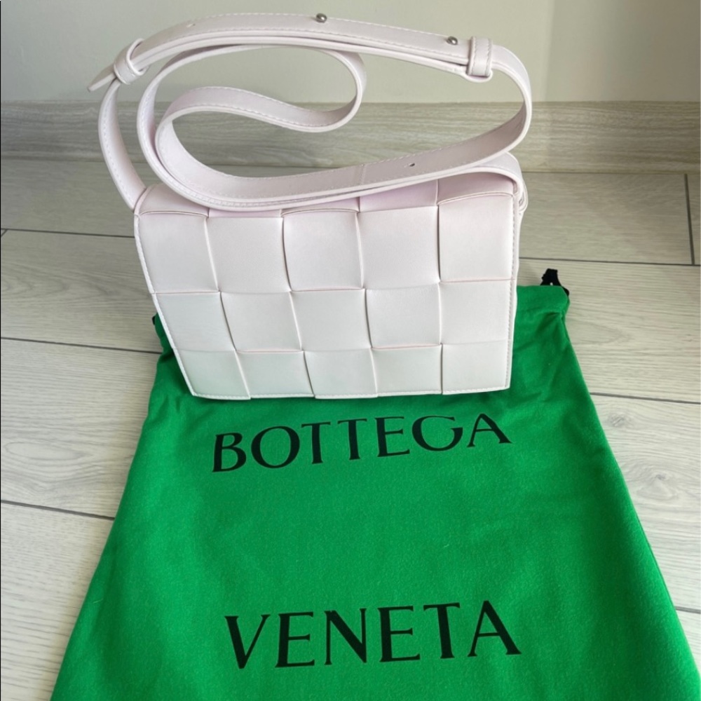 Bottega Veneta Cassette Leather Crossbody Bag